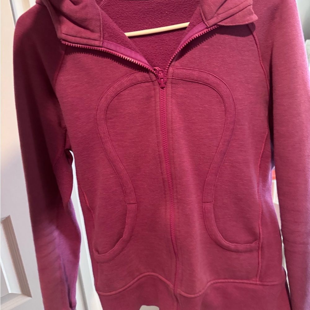 Lulu lemon Pink Zip-Up scuba